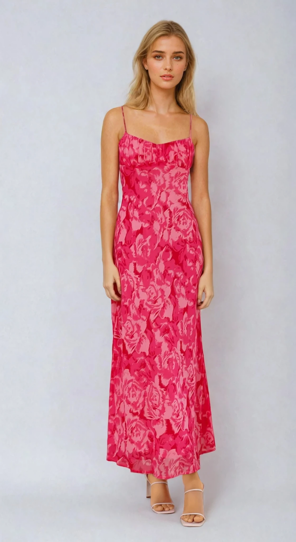 Robe Midi Margie - Fleurie Rose