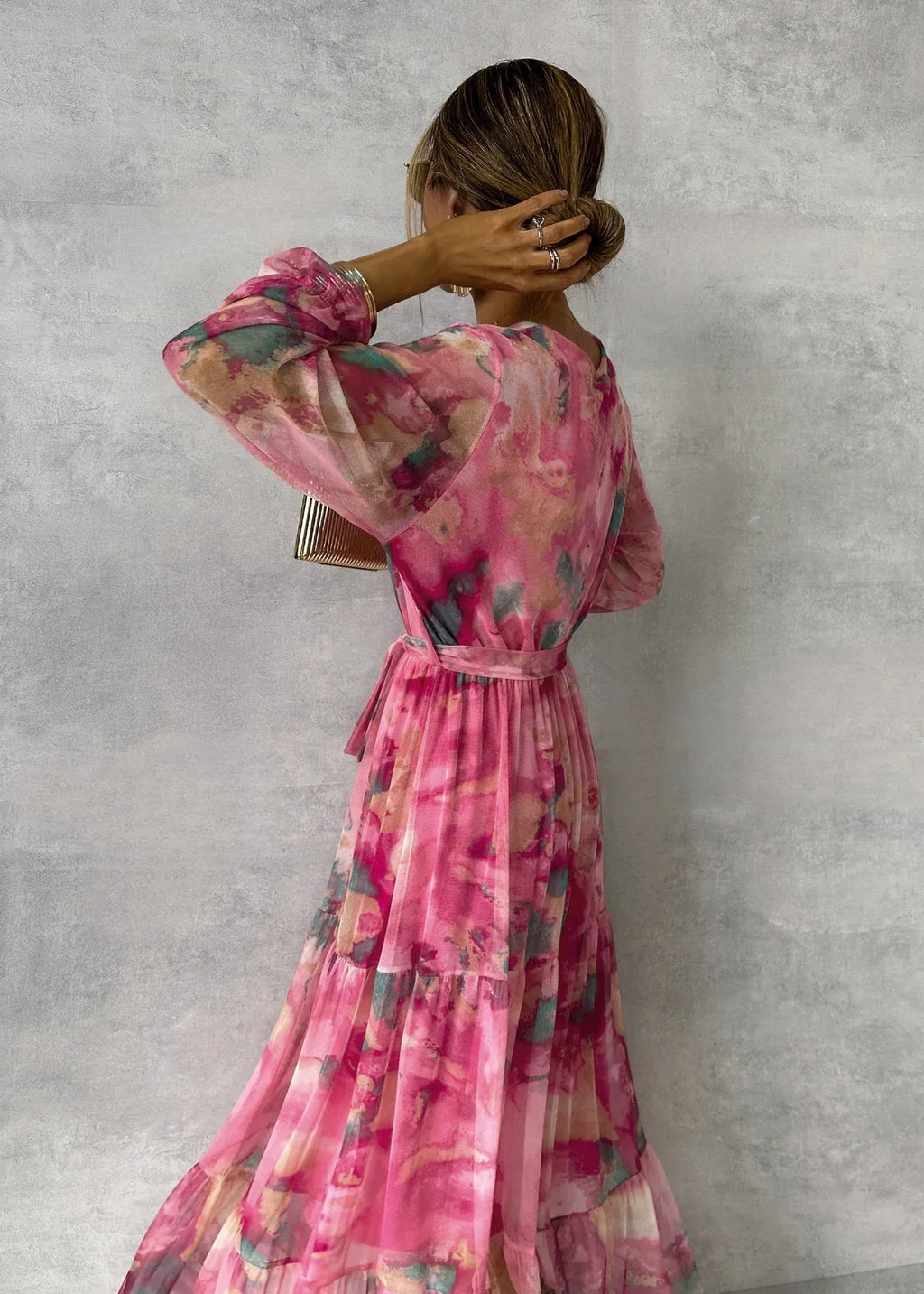 Hazel™ | Robe portefeuille avec imprimé floral