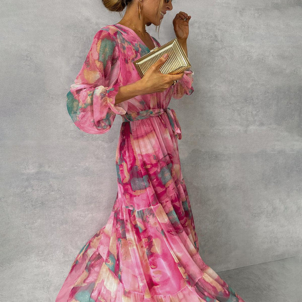 Hazel™ | Robe portefeuille avec imprimé floral
