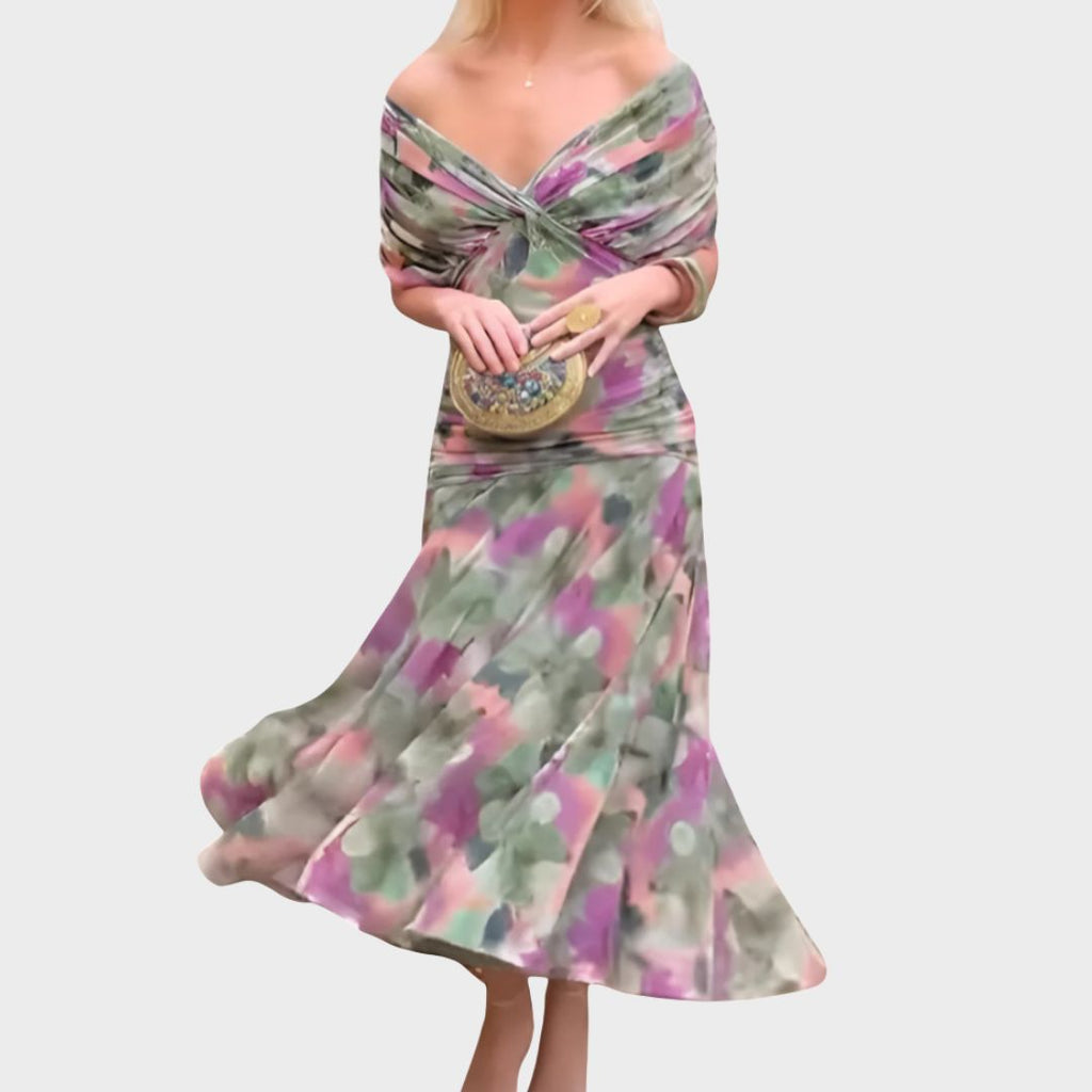Evira - Robe Élégante Off-Épaule