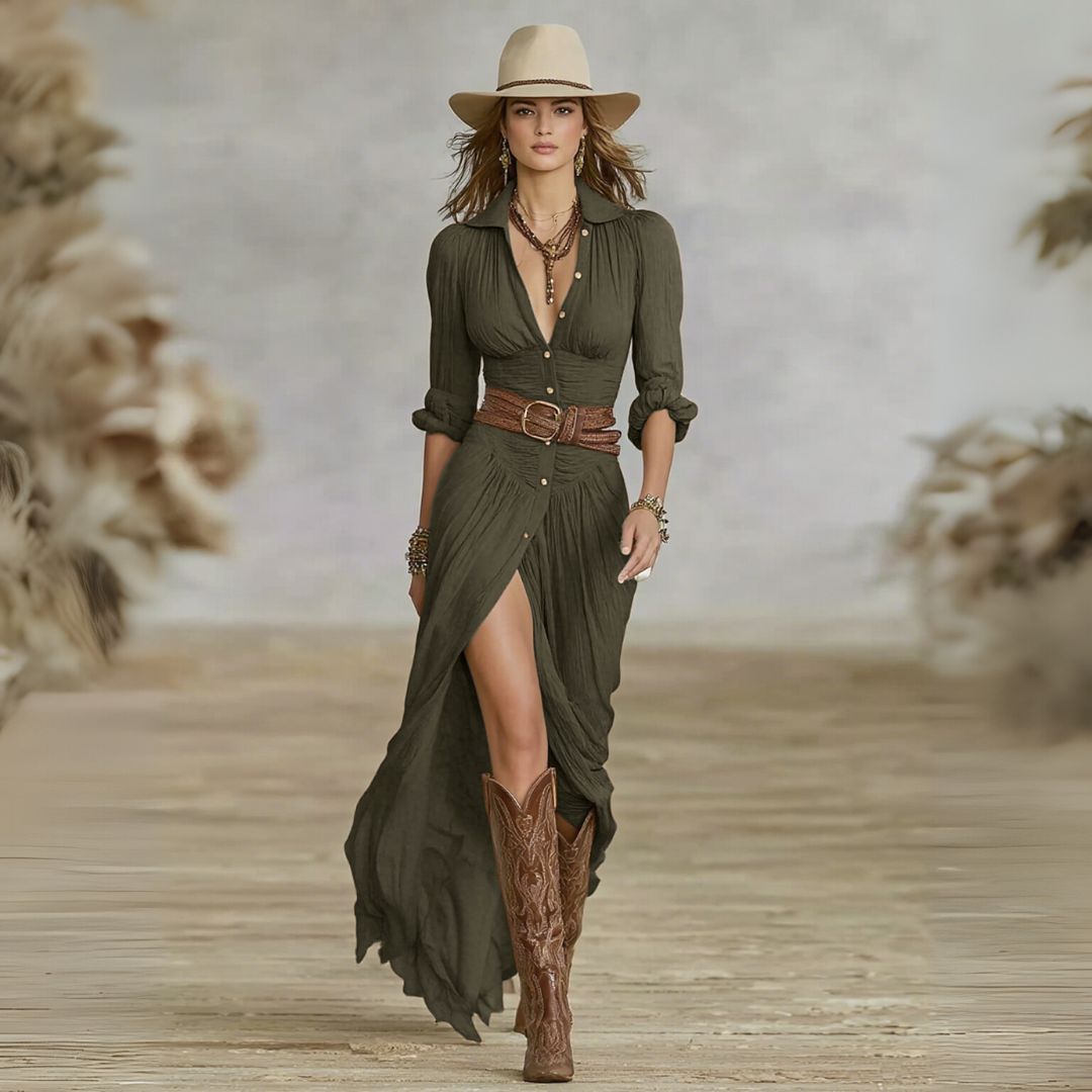 Hayley | Robe avec Ceinture