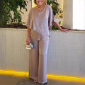Martha - Ensemble confortable avec jambes larges
