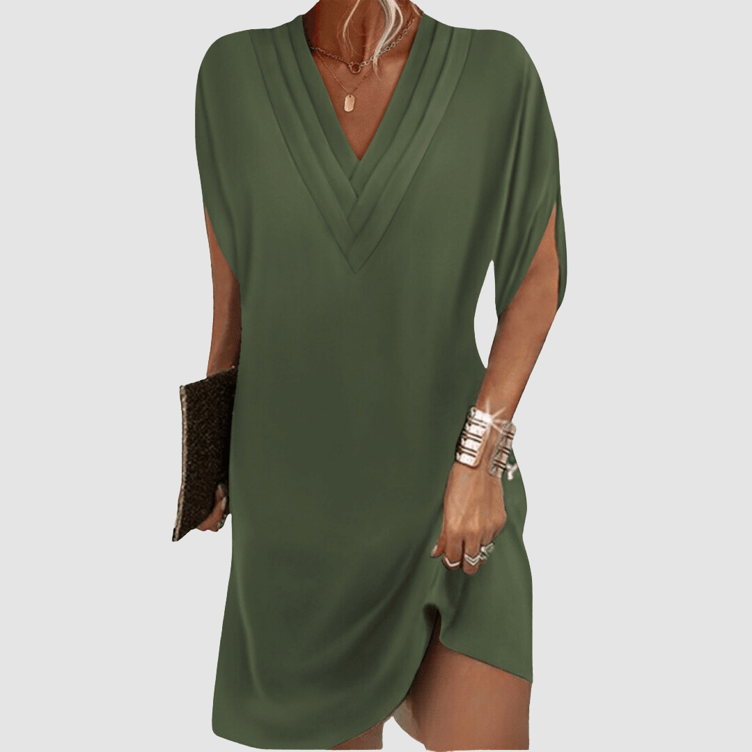 Alysa™ Robe Élégante à Manches Mi-Longues
