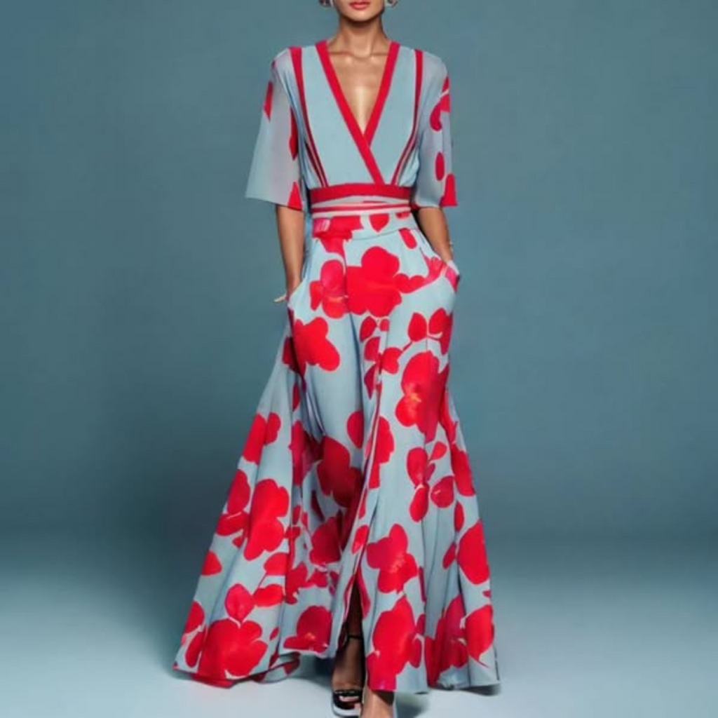 Michelle™ - Robe Élegante à Fleurs