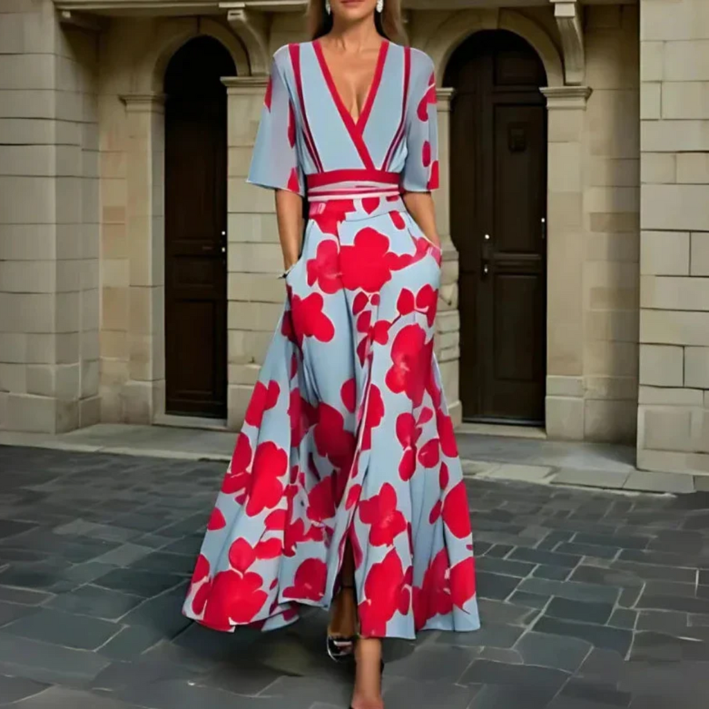 Michelle™ - Robe Élegante à Fleurs