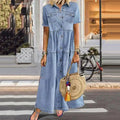 Vibeke | Robe en Denim Doux