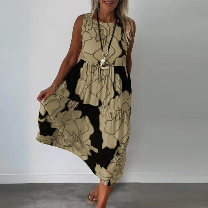Belle - Robe Maxi Sans Manches