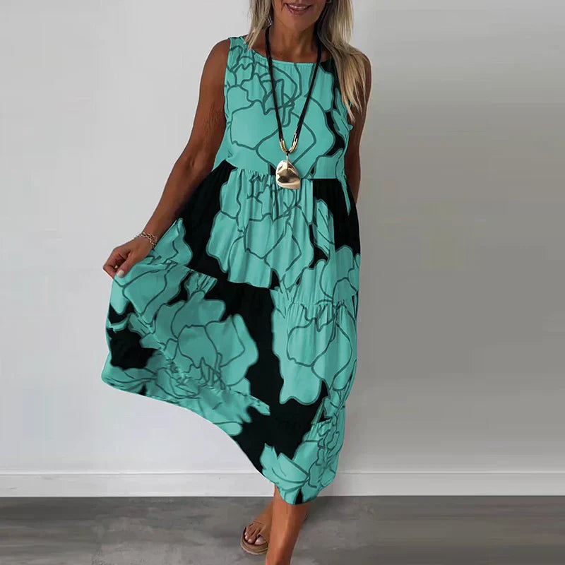 Belle - Robe Maxi Sans Manches