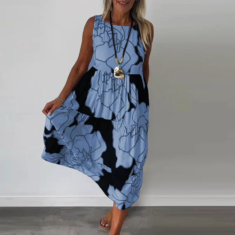 Belle - Robe Maxi Sans Manches