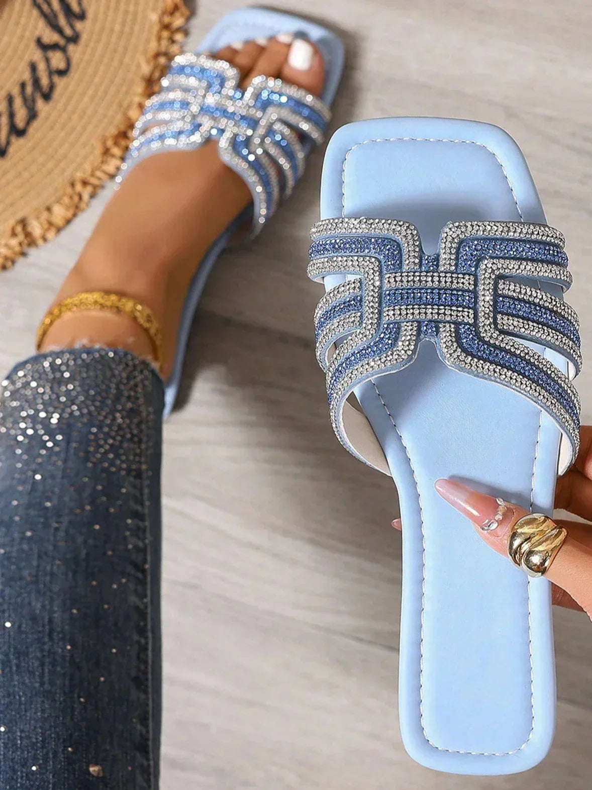 Aria™ Sandales Crystal Slide
