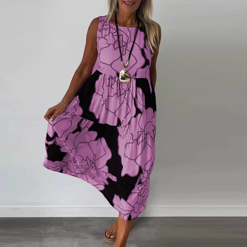 Belle - Robe Maxi Sans Manches