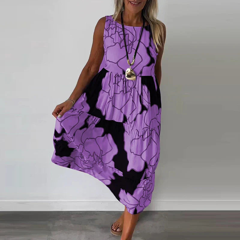 Belle - Robe Maxi Sans Manches