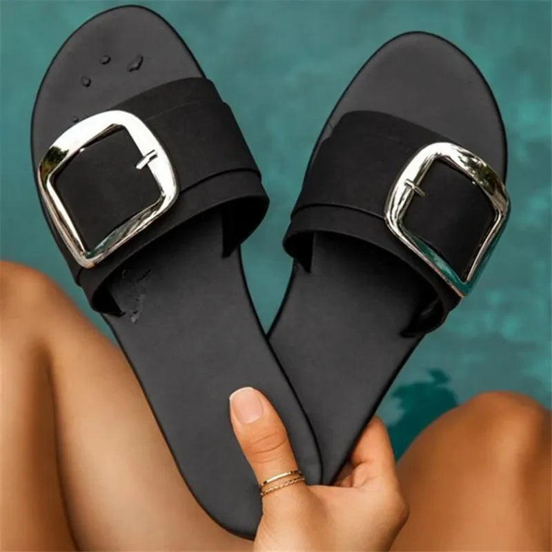 Soleil™ Sandales Luxe  avec Boucle