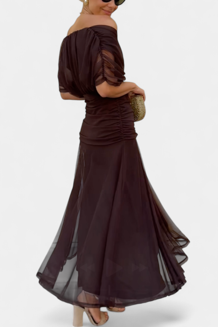 Evira - Robe Élégante Off-Épaule