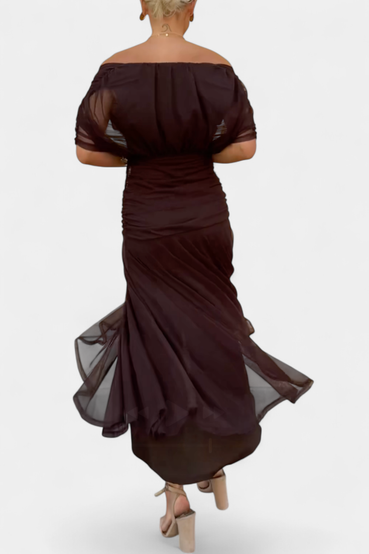 Evira - Robe Élégante Off-Épaule
