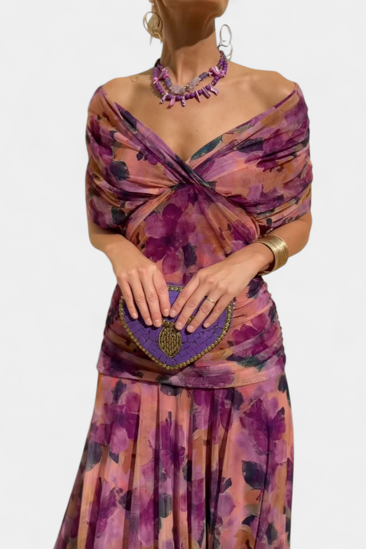 Evira - Robe Élégante Off-Épaule