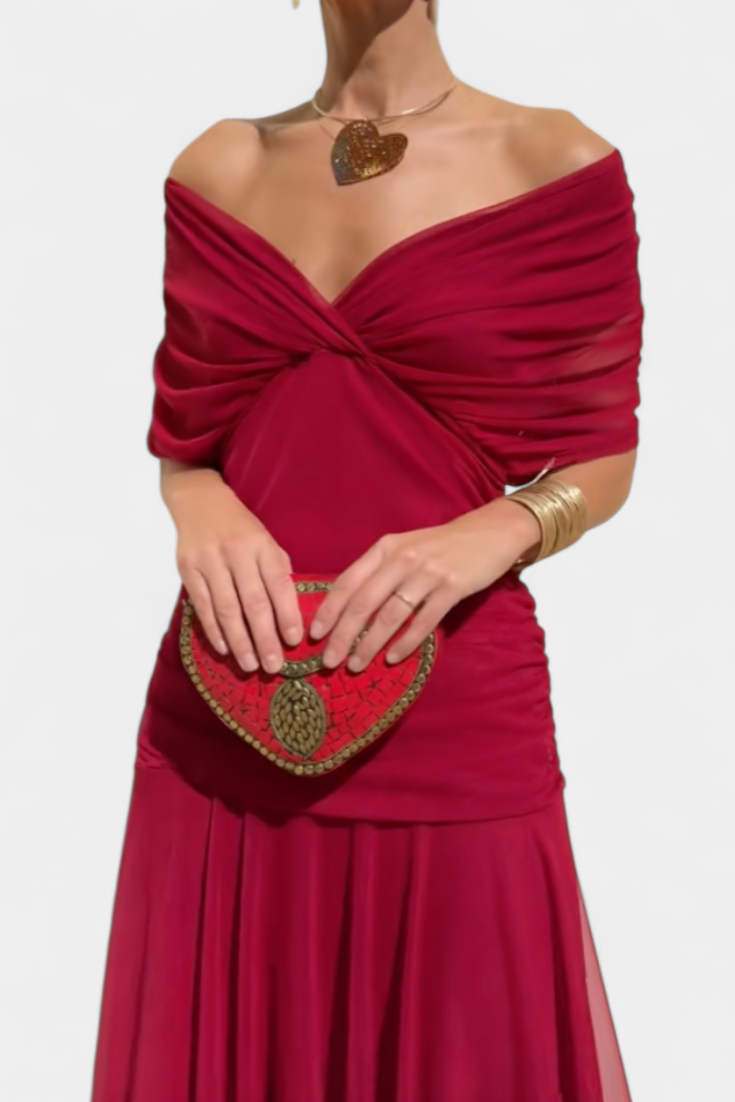 Evira - Robe Élégante Off-Épaule