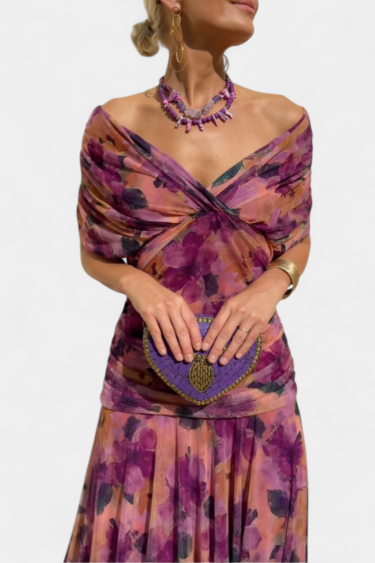 Evira - Robe Élégante Off-Épaule