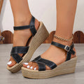 Daphnie™ - Sandales à Talons Wedge Élégantes