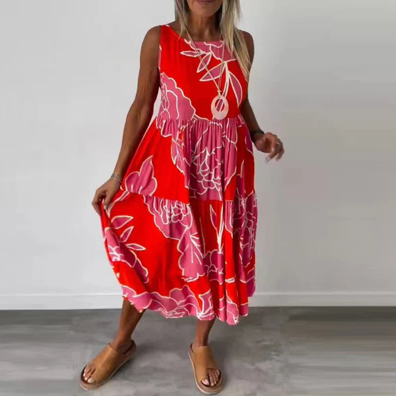 Belle - Robe Maxi Sans Manches