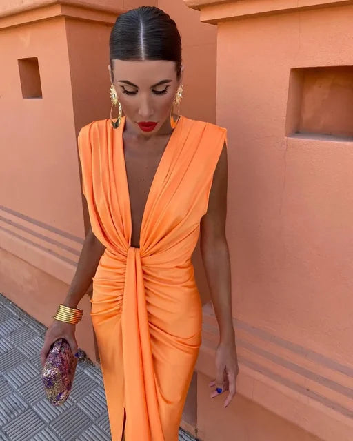 Sophia™ | Robe Plissée Élégante