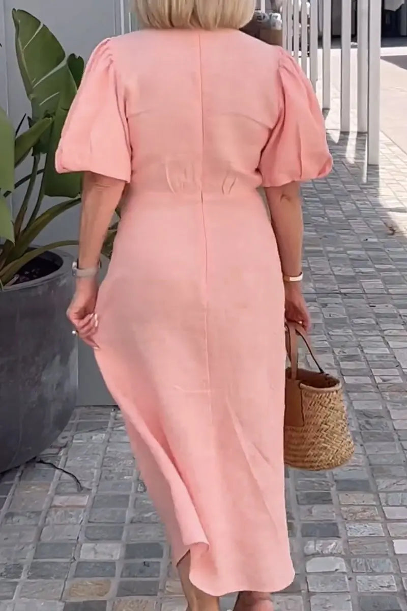 Natasha - Robe Élégante à Col V
