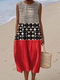 Jane | Robe Midi Colorblock