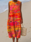 Faye| Robe Midi Sunset