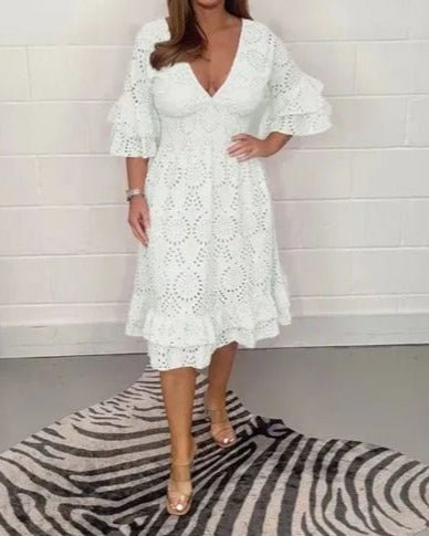 Alva - Robe en Dentelle Élégante