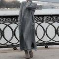 Robe Maxi Tricotée Mara – Robe d'Hiver Oversize à Manches Longues Confortable