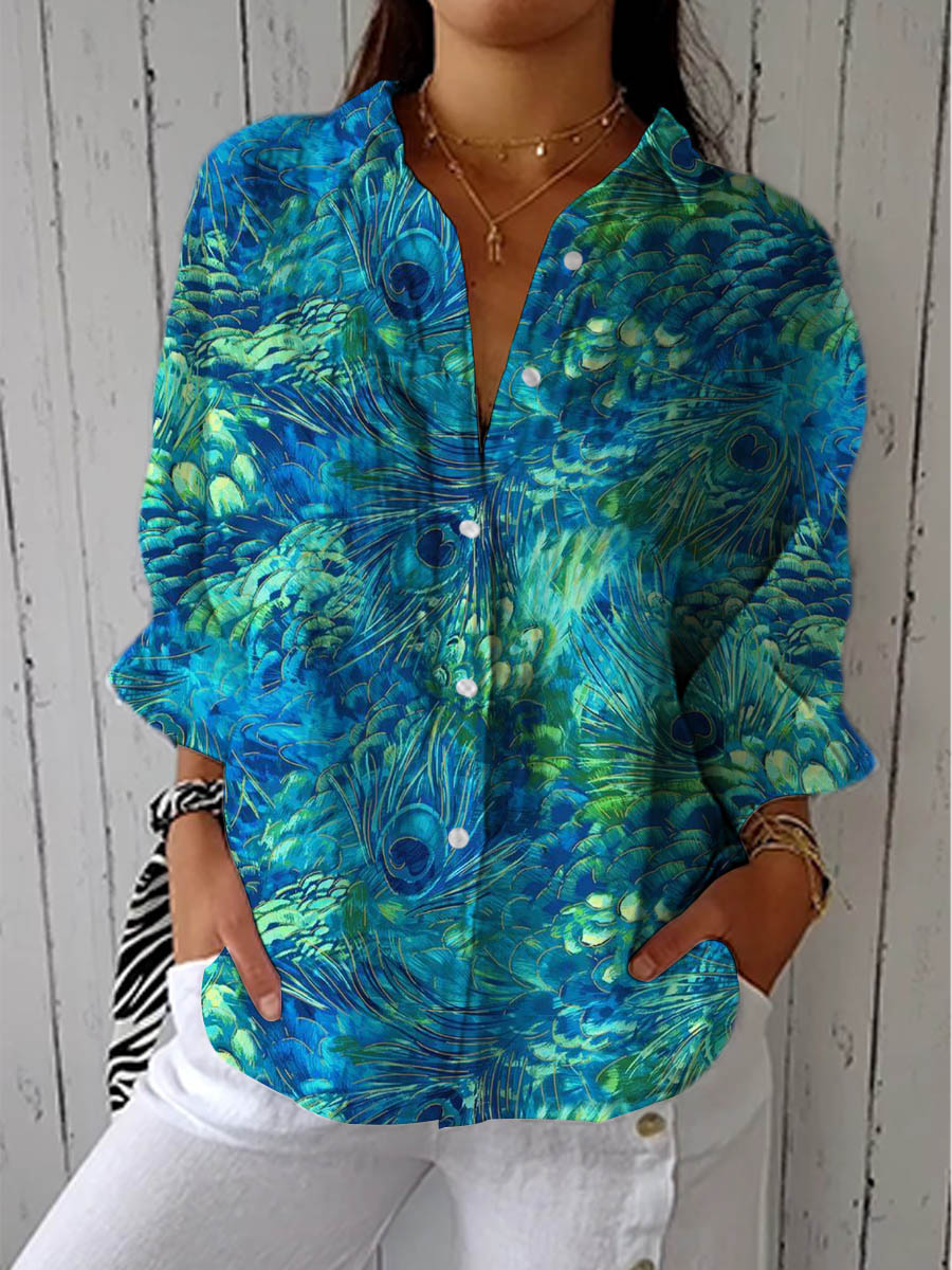 Blouse Ashlyn™ Peacock Grace