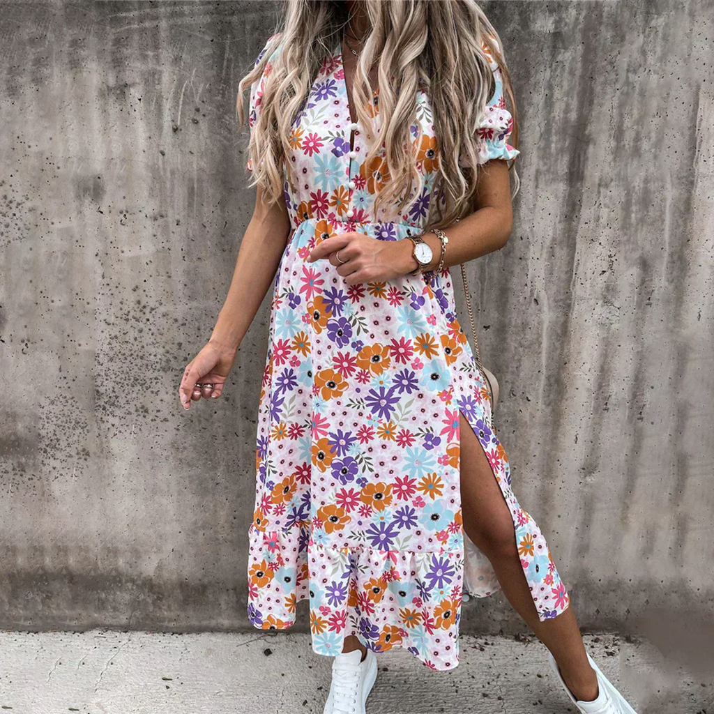 Ninna - Robe Florale Décontractée