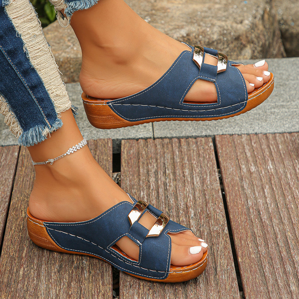 Capri  Sandales à glissière avec boucle