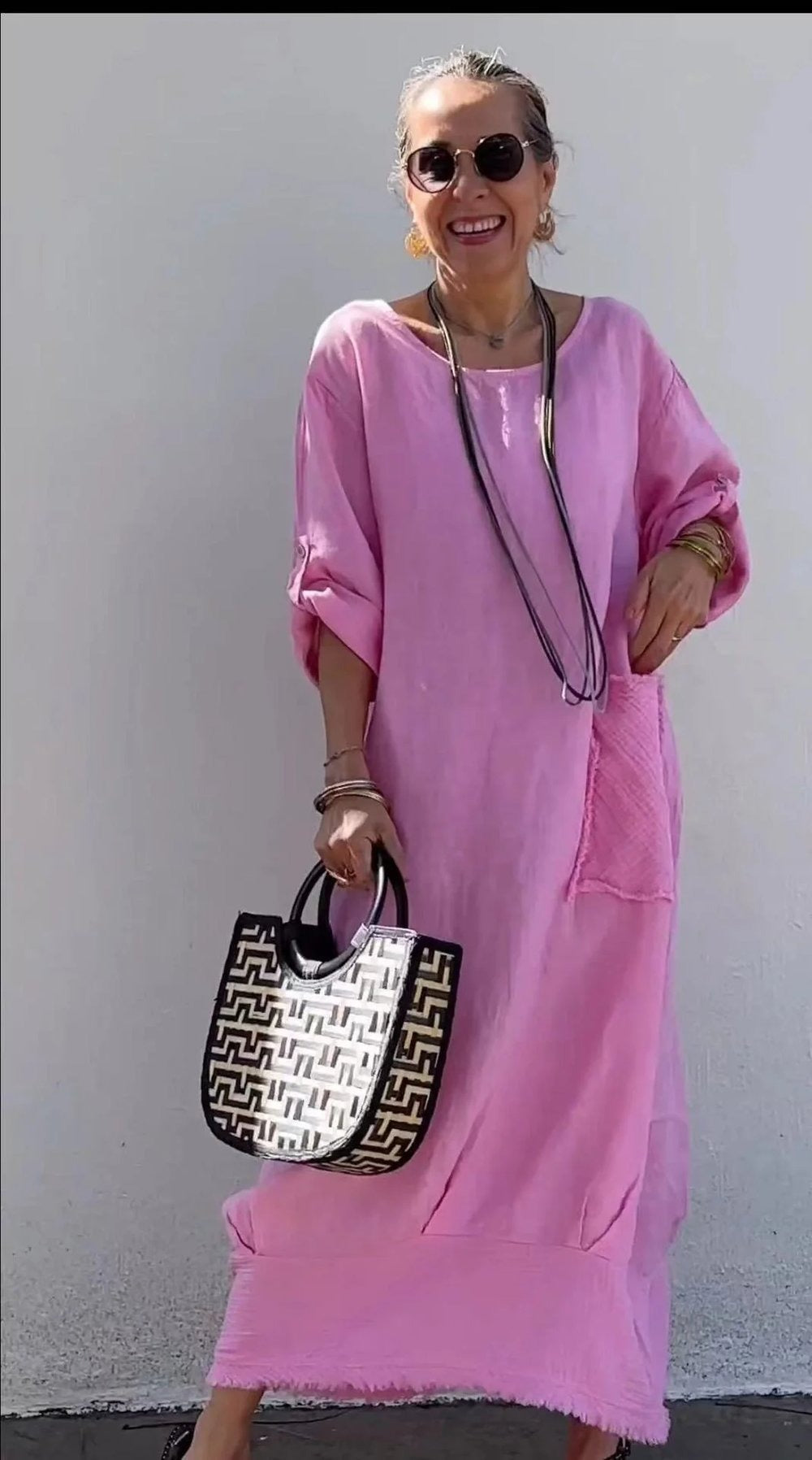 Leonore - Robe Surdimensionnée Aérée