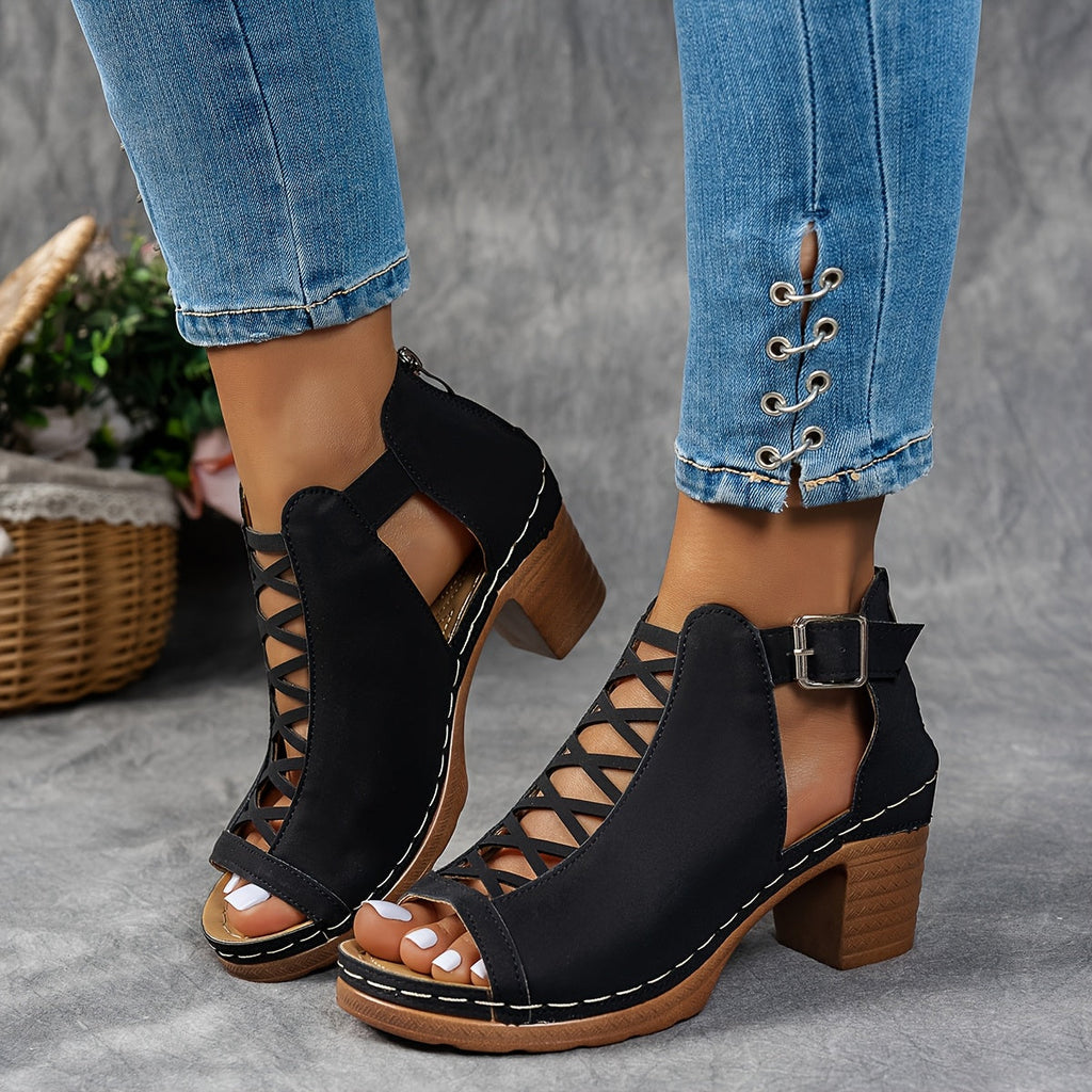 Nessa™ Sandales à Talons en Treillis