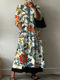 Robe Élégante avec Imprimé Tiana
