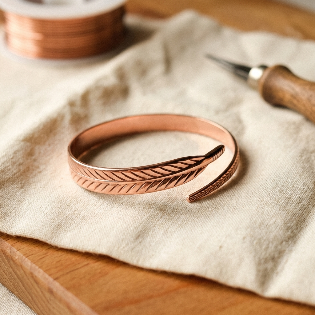 Pulseira de Cobre Raiz da Antônia