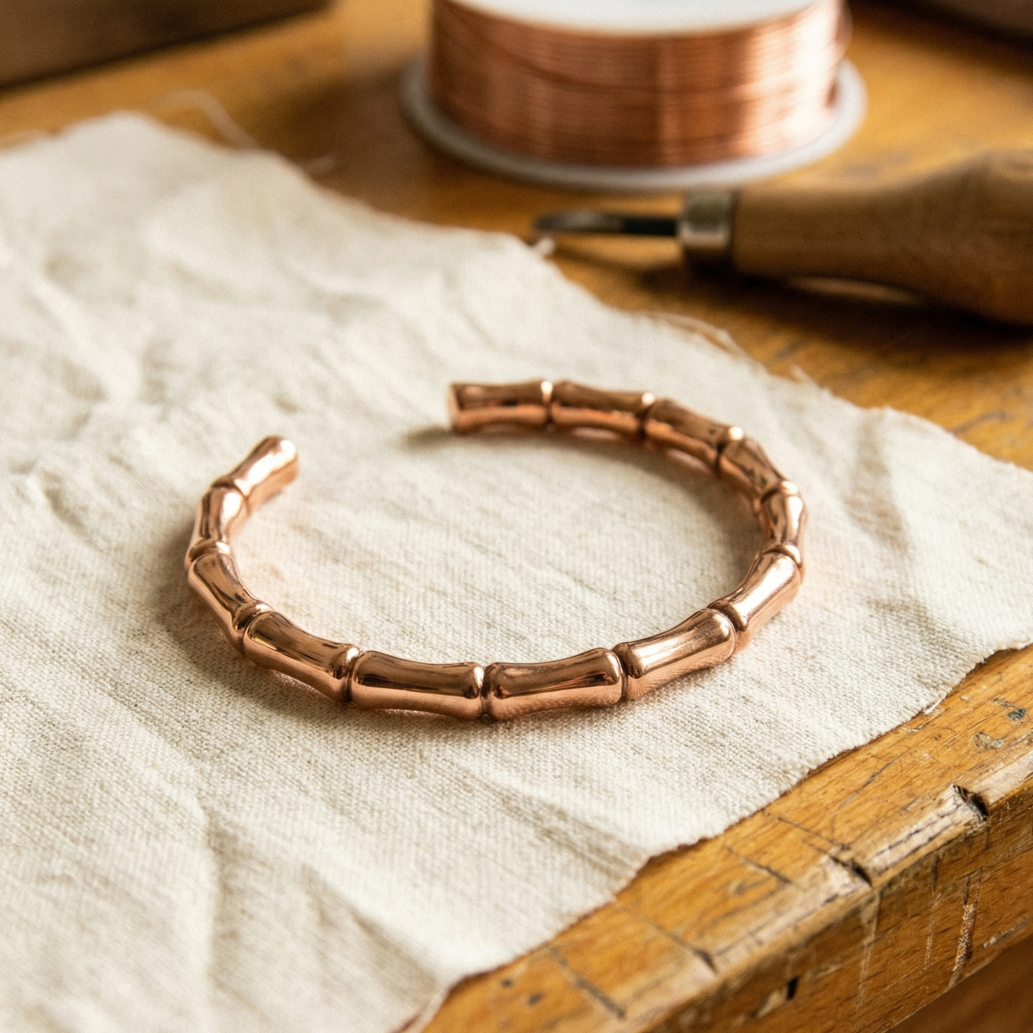 Pulseira de Cobre do Bosque da Antônia