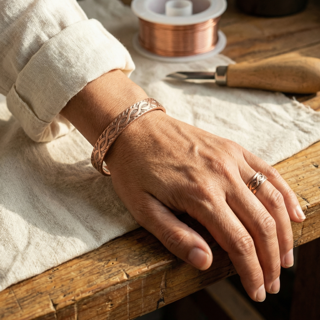 Conjunto de Cobre Antônia Knot