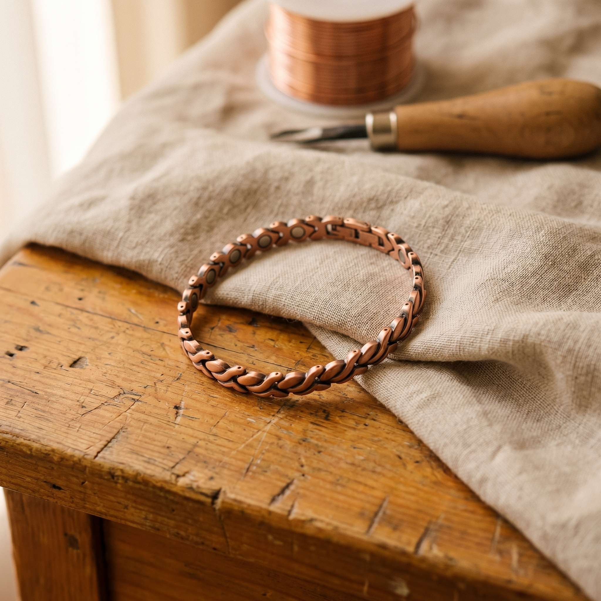 Pulseira de Cobre Duna da Antônia