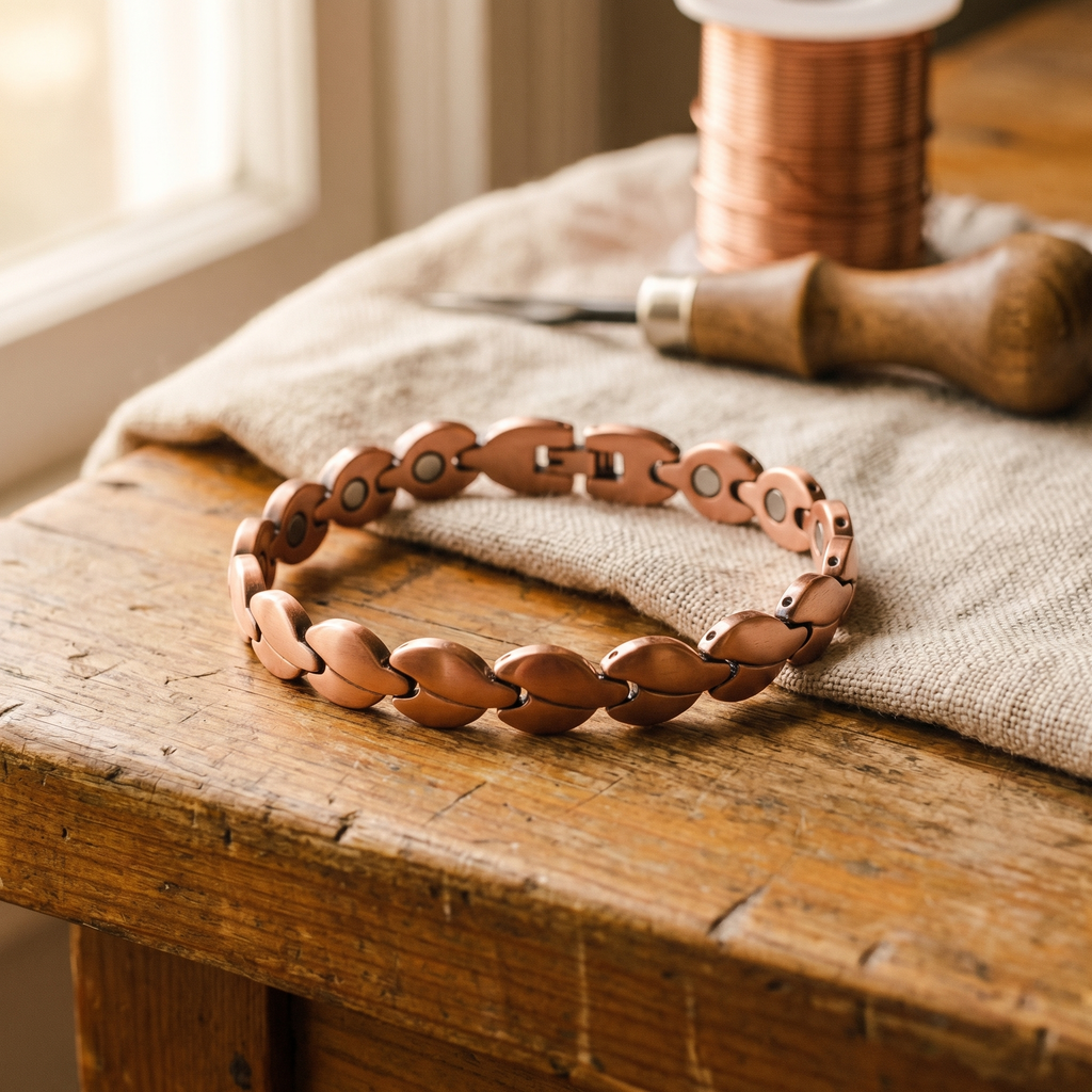 Pulseira de Tornozelo de Cobre Marsh da Antônia