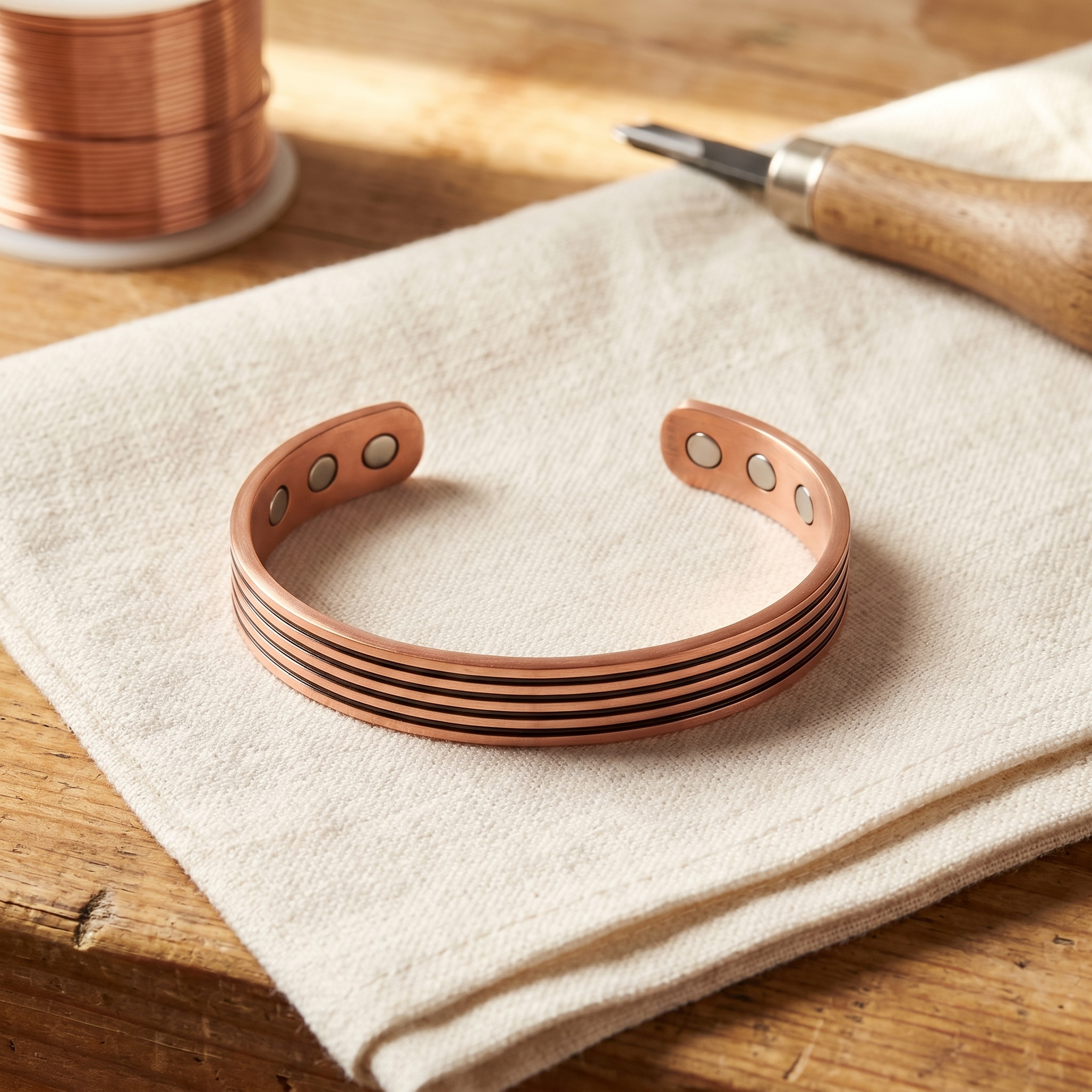 Pulseira de Cobre Sálvia da Antônia