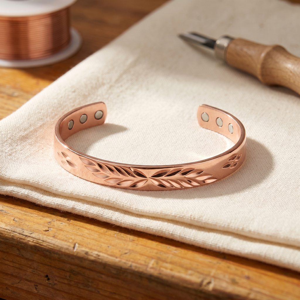 Pulseira de Cobre Lunar da Antônia
