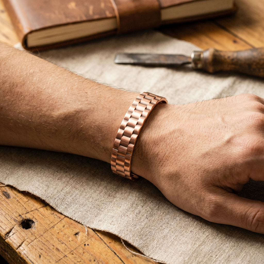 Pulseira de Cobre Masculina Antônia