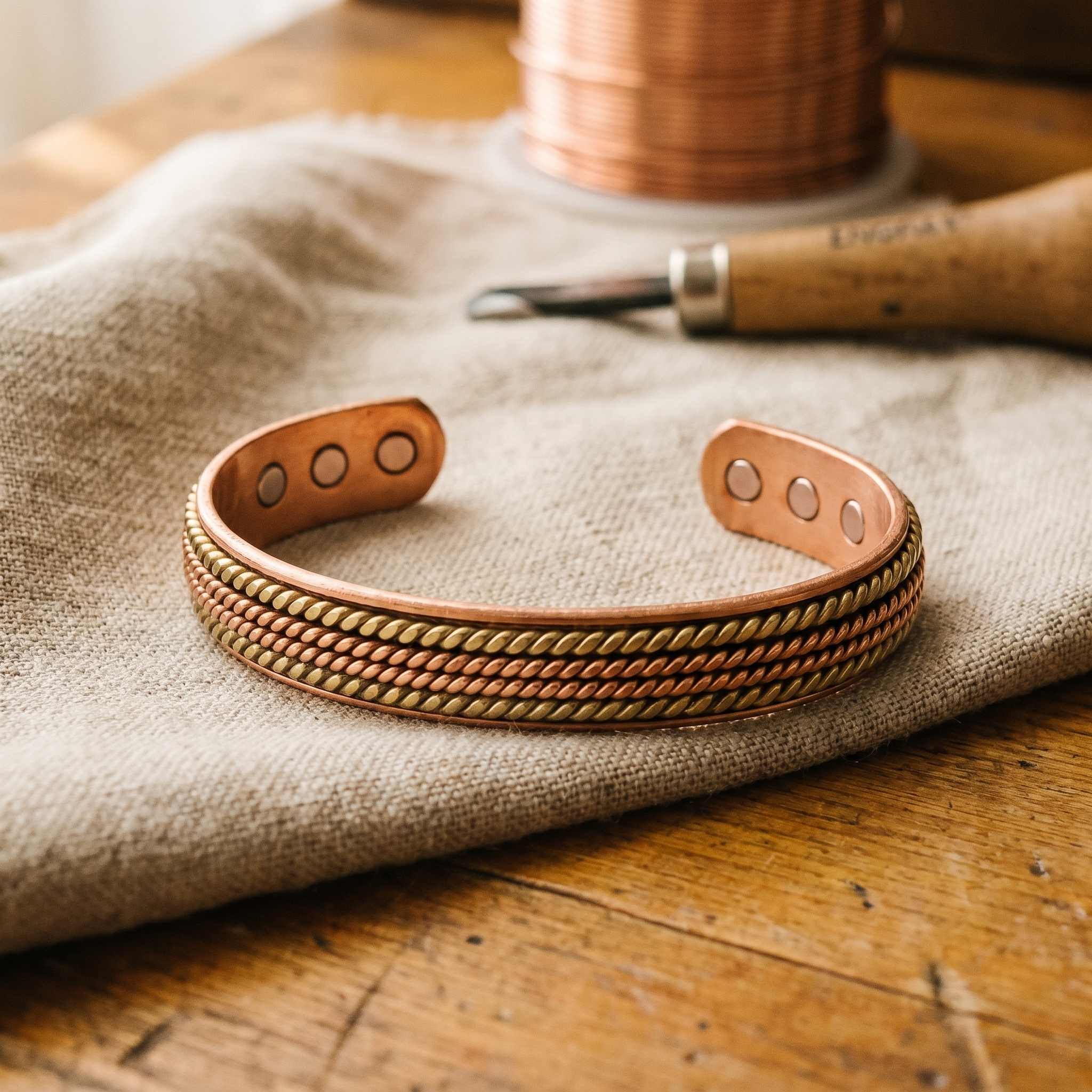 Pulseira de Cobre da Forja da Antônia