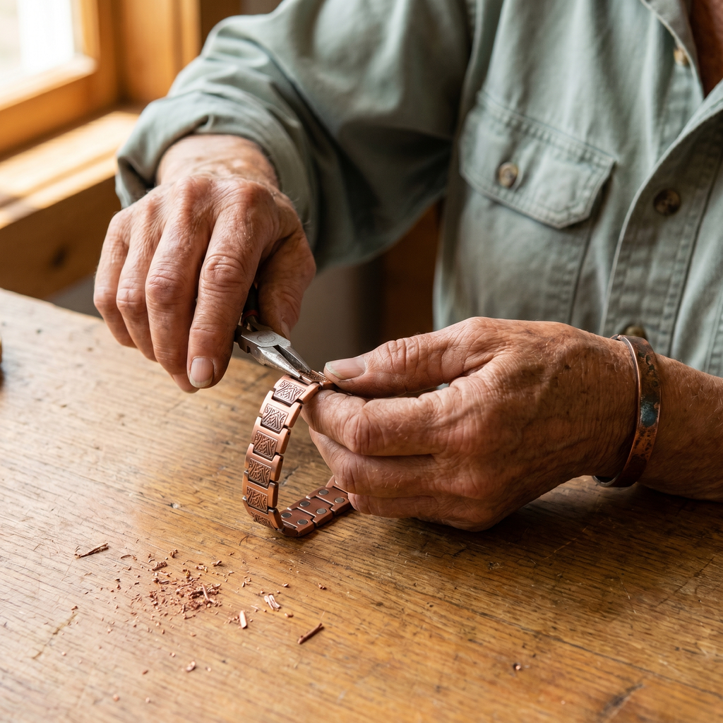Pulseira de Cobre Masculina de Antônia Glen