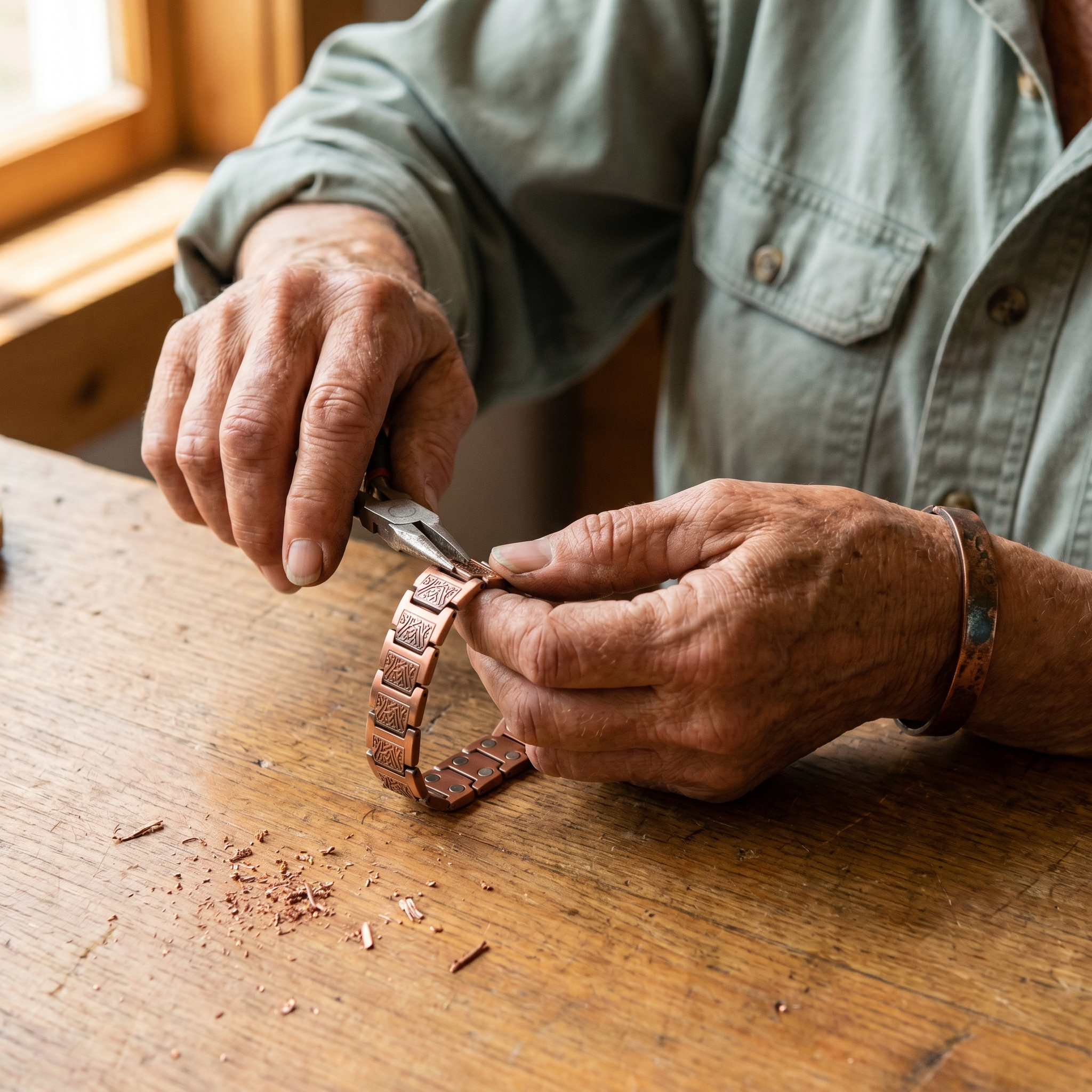 Pulseira de Cobre Masculina de Antônia Glen
