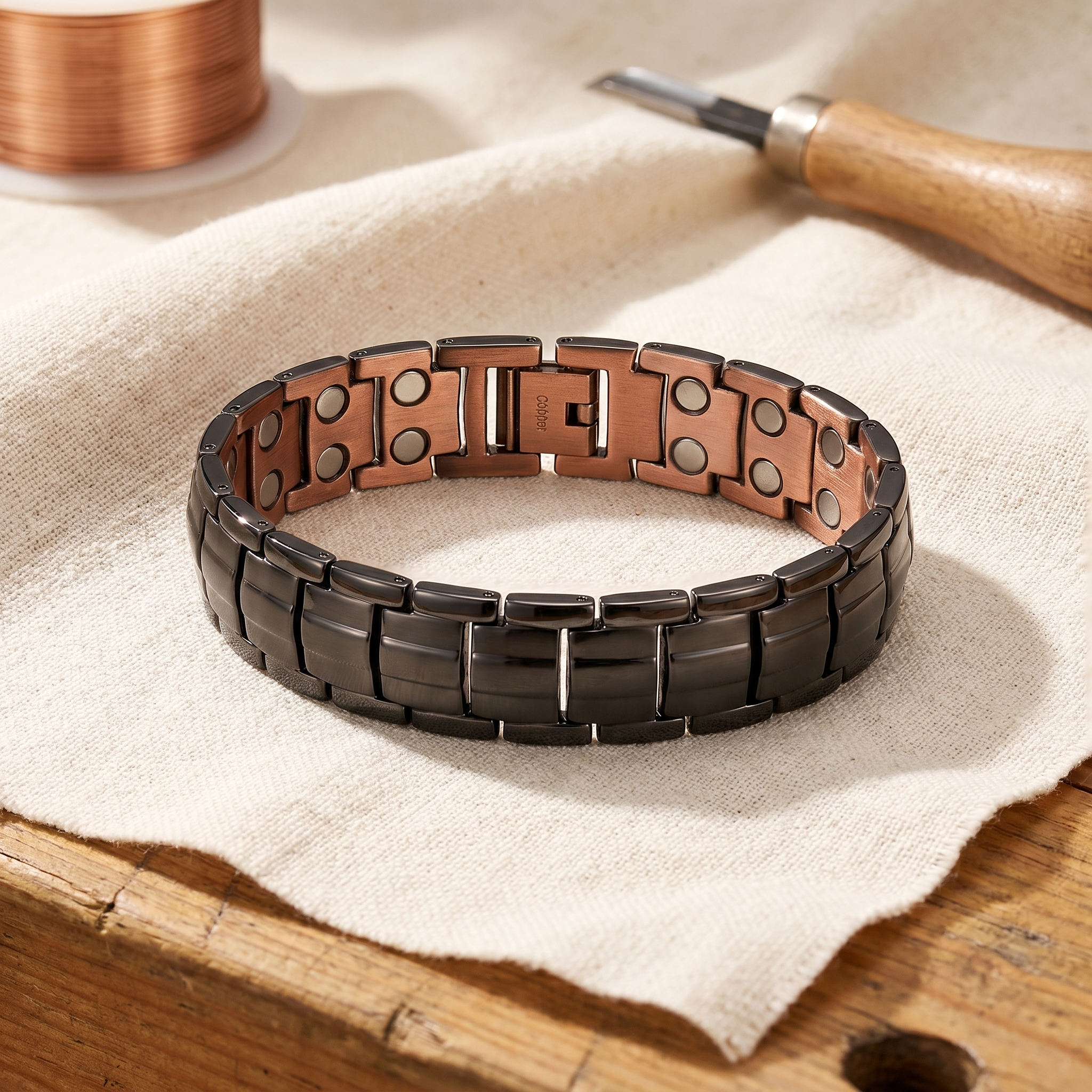 Pulseira de Cobre Masculina Antônia