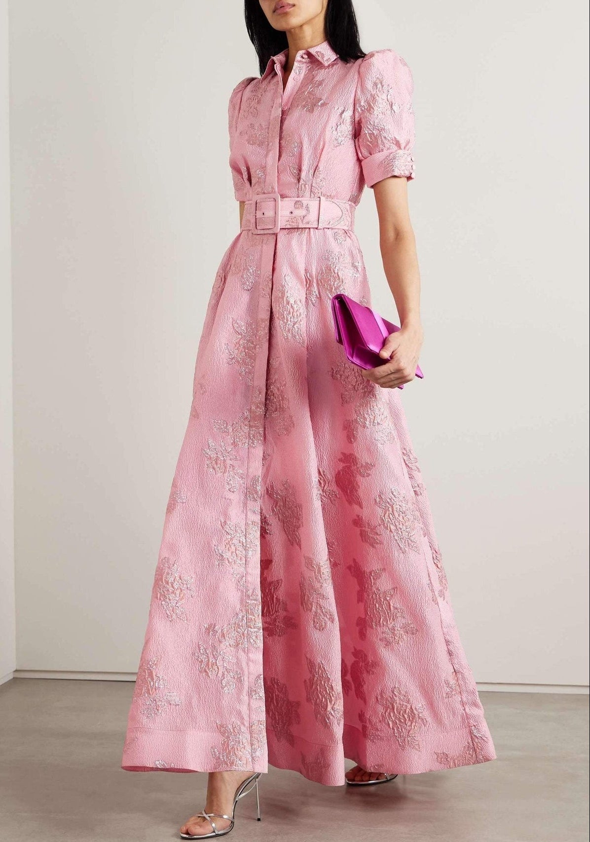 Aria™ | Robe avec Manches Courtes Bouffantes