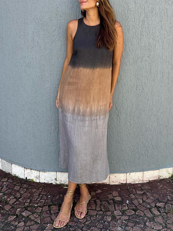 Heather - Robe Dégradée Décontractée